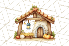 Nativity Scene PNG Clipart, Christian Christmas Art Product Image 4