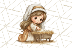Nativity Scene PNG Clipart, Christian Christmas Art Product Image 2