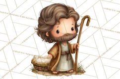 Nativity Scene PNG Clipart, Christian Christmas Art Product Image 3