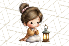 Nativity Scene PNG Clipart, Christian Christmas Art Product Image 3
