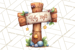 Nativity Scene PNG Clipart, Christian Christmas Art Product Image 2