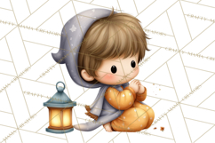 Nativity Scene PNG Clipart, Christian Christmas Art Product Image 4