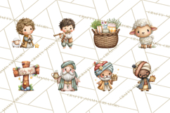 Nativity Scene PNG Clipart, Christian Christmas Art Product Image 2