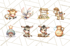Nativity Scene PNG Clipart, Christian Christmas Art Product Image 8