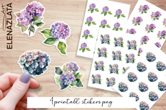 Floral Stickers | Flowers Sticker | Elegant Flowers PNG Product Image 1