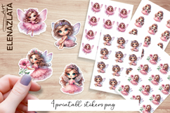 Floral Stickers | Flowers Sticker | Elegant Flowers PNG Product Image 1