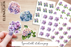 Floral Stickers | Flowers Sticker | Elegant Flowers PNG Product Image 1