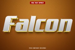 Falcon 3D editable text effect Product Image 1