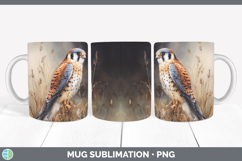 GorgeousFalcon Sunset Mug Wrap design.