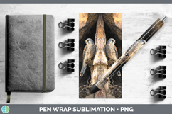 GorgeousFalcon Sunset Pen Wrap design.