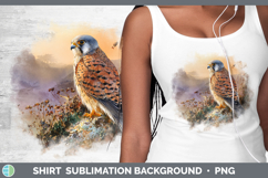 GorgeousFalcon Sunset Shirt design.