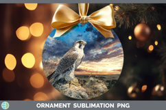 GorgeousFalcon Sunset Ornament design.