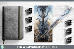 GorgeousFalcon Sunset Pen Wrap design.