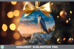 GorgeousFalcon Sunset Ornament design.