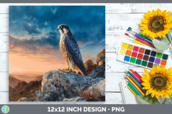 GorgeousFalcon Sunset Paper Backgrounds design.