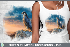 GorgeousFalcon Sunset Shirt design.