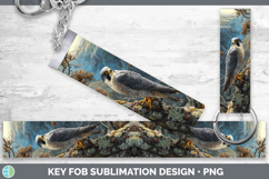 GorgeousFalcon Sunset Key Fob design.