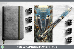 GorgeousFalcon Sunset Pen Wrap design.