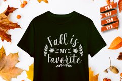Fall &amp; pumpkin SVG quotes | Fall is my favorite Product Image 1