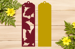 3d Layered pumpkin svg, Fall leaves laser cut, Bookmark svg Product Image 4