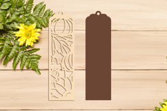 3d Layered Fall decor, Pumpkin bookmark, Laser cut Autumn Product Image 4