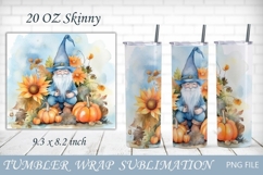 Fall 20 oz tumbler wrap Autumn png sublimation Product Image 5