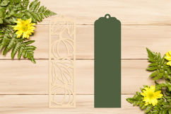 3d Layered pumpkin fall gnome svg, Bookmark Laser cut Product Image 3
