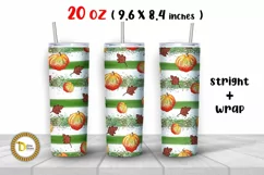 Fall Leaves & Fresh Pumpkins | 2o Oz Fall Tumbler PNG Product Image 1