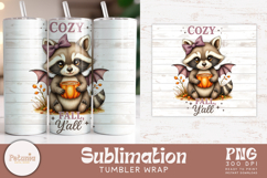 trendy fall sublimation tumble wrap png designs being used as popular 20oz skinny tumblers print