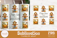 trendy fall sublimation tumble wrap png designs being used as popular 20oz skinny tumblers print
