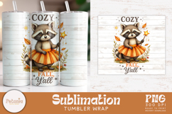 trendy fall sublimation tumble wrap png designs being used as popular 20oz skinny tumblers print
