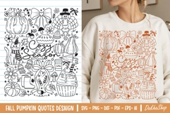 Fall Svg, Fall Pumpkin Svg, Cozy Season Svg, Thanksgiving Product Image 1