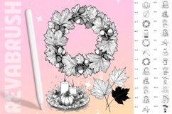 Fall Autumn Procreate Stamp Brushes Cozy Pumpkin Product Image 9