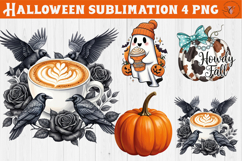 Fall and Halloween clipart | Autumn Vibes sublimation Product Image 1