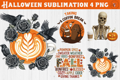 Fall and Halloween clipart | Autumn Vibes sublimation Product Image 1