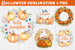 Fall and Halloween clipart | Autumn Vibes sublimation Product Image 1
