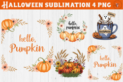 Fall and Halloween clipart | Autumn Vibes sublimation Product Image 1