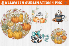 Fall and Halloween clipart | Autumn Vibes sublimation Product Image 1