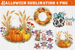 Fall and Halloween clipart | Autumn Vibes sublimation Product Image 1