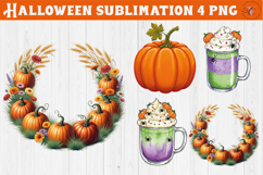 Fall and Halloween clipart | Autumn Vibes sublimation Product Image 1