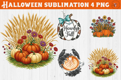 Fall and Halloween clipart | Autumn Vibes sublimation Product Image 1