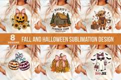 Fall And Halloween Sublimation Design Product Image 1