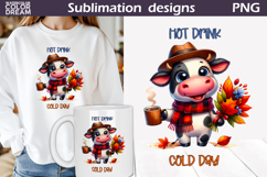 Fall Animals Coffee Bundle | Autumn Quotes Clipart Product Image 12