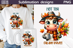 Fall Animals Coffee Bundle | Autumn Quotes Clipart Product Image 17