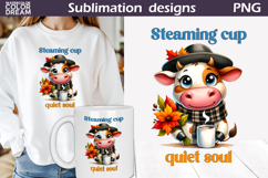 Fall Animals Coffee Bundle | Autumn Quotes Clipart Product Image 18