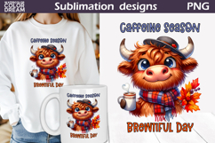 Fall Animals Coffee Bundle | Autumn Quotes Clipart Product Image 23