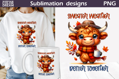 Fall Animals Coffee Bundle | Autumn Quotes Clipart Product Image 25