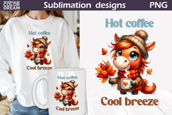 Fall Animals Coffee Bundle | Autumn Quotes Clipart Product Image 29
