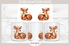 Fall Antelope Animal v2 Mug Wrap Sublimation Product Image 1