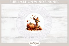 Fall Antelope Animal v3 Wind Spinner Sublimation Product Image 1